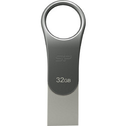 Silicon Power C80 32GB USB Stick 3.2 Gen 1 με USB-A & USB-C