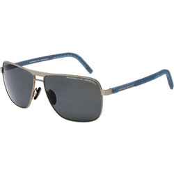 Porsche Design 8639 B Ανδρικά Γυαλιά Ηλίου Aviator Μεταλλικά Ασημί με Γκρι Polarized Φακό