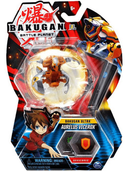 Spin Master Bakugan Ball Pack Battle Planet (Ultra Aurelus Vicerox Φιγούρα Δράσης για 6+ Ετών