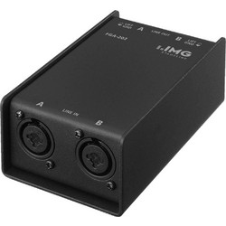 IMG Stageline FGA-202 Professional 2 Channel Line Transformer (Black)