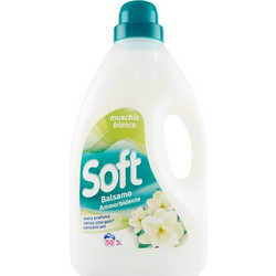 Soft Μαλακτικό Ρούχων με Άρωμα Muschio Bianco 50 Μεζούρες