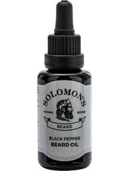 Solomon΄s Black Pepper Λάδι για Γένια 30ml