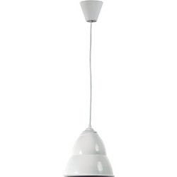 ARlight GA207 White Κρεμαστό Φωτιστικό Οροφής Καμπάνα Μονόφωτο E27 Λευκό