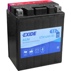 Exide Μπαταρία Μοτοσυκλέτας ETX14AH-BS 200A 12Ah
