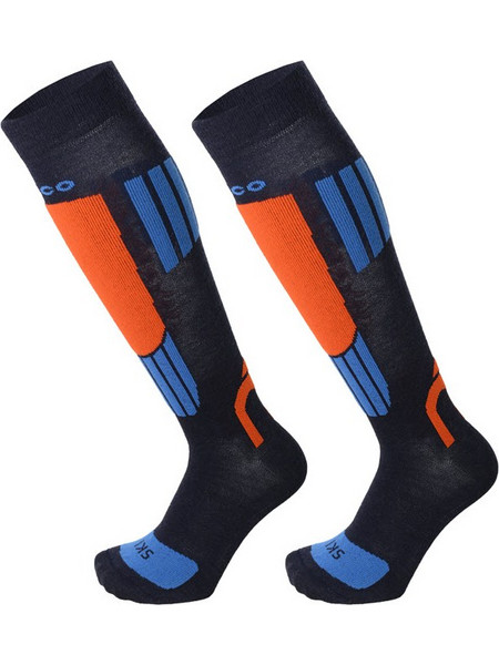 MICO 2608 Light weight - Παιδικές κάλτσες Ski merino wool - Blue