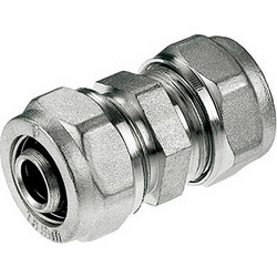 Ρακόρ Σύσφιξης Διπλό(Σύνδεσμος) AL PEX 18x18x2