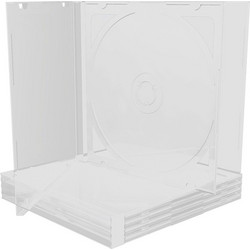 MediaRange CD Jewelcase for 2 Discs 10.4mm Transparent Tray BOX23-T