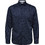 Selected Ανδρικό Πουκάμισο Βαμβακερό Μακρυμάνικο Slim Fit Navy Μπλε 16077346