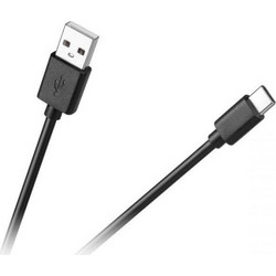 Cabletech USB-A to USB-C 1m Black KPO4019-1