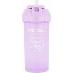 Twistshake Κύπελλο Straw Cup Pastel Purple 360ml