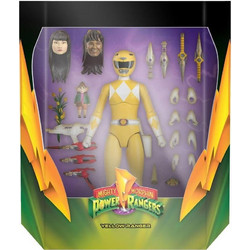 Super7 Mighty Morphin Power Rangers Ultimates Yellow Ranger 18cm