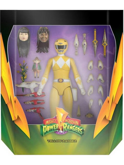 Super7 Mighty Morphin Power Rangers Ultimates Yellow Ranger 18cm