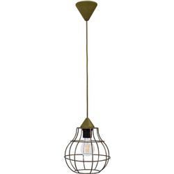 Heronia Lighting Κρεμαστό Φωτιστικό Οροφής Πλέγμα Μονόφωτο E27 Φ20cm FUN-50/20 34-0266