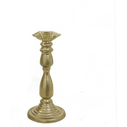 ZAROS-Μεταλλικό κηροπήγιο ματ χρυσό 32,5cm - ZAROS - FB179-G