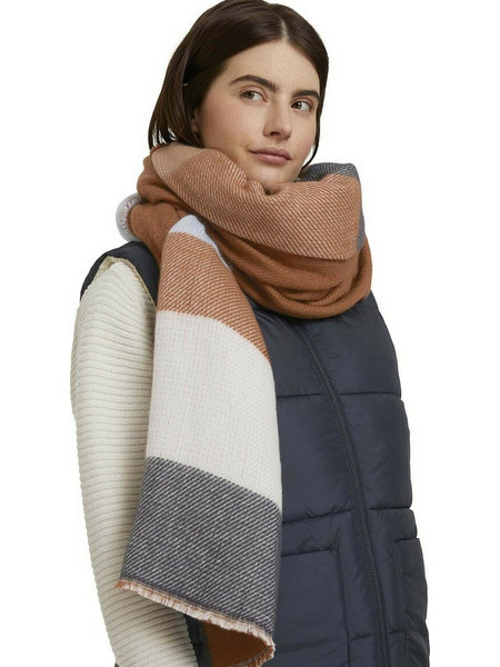 TOM TAILOR ΚΑΣΚΟΛ ΓΥΝΑΙΚΕΙΟ 1027296-28165 (28165/MULTICOLOR STRIPE)