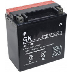 GN Μπαταρία Μοτοσυκλέτας EBX20CH-BS 270A 18Ah