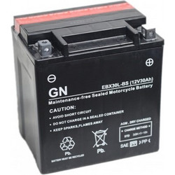 GN Μπαταρία Μοτοσυκλέτας EBX30L-BS 385A 30Ah