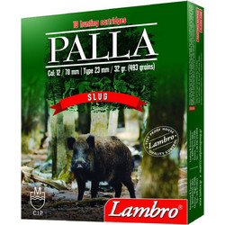Lambro Palla Φυσίγγια Μονόβολα 12Cal 70mm 32gr 10τμχ