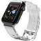 Hurtel Light Λουράκι Σιλικόνης Transparent / Black (Apple Watch 42 / 44 / 45mm)