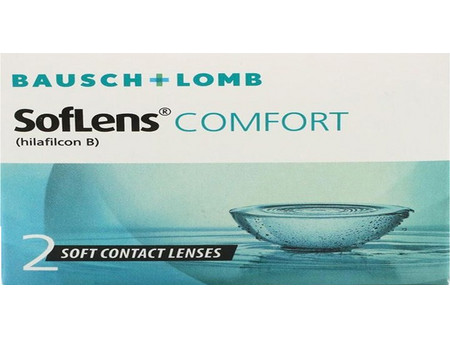 Bausch & Lomb Soflens Comfort Μηνιαίοι Φακοί Επαφής Υδρογέλης 2τμχ