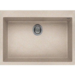 Elleci Quadra 120 Ένθετος Νεροχύτης Γρανίτη Cappuccino 70x50cm