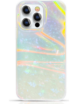 Kingxbar Shell Back Cover Pearl Mint (iPhone 13 Pro Max)