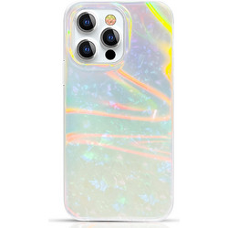 Kingxbar Shell Back Cover Pearl Mint (iPhone 13 Pro Max)