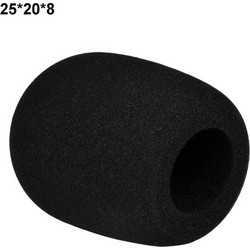 Ανταλλακτικό Σφουγγάρι για Μικρόφωνο (25*20*8mm) (1τμχ) (Μαύρο) (OEM)