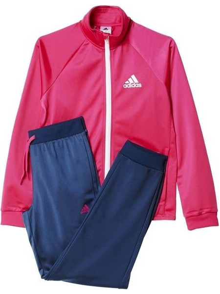 Adidas YG S Entry Παιδικό Σετ Φόρμας Navy Μπλε Φούξια AK2015