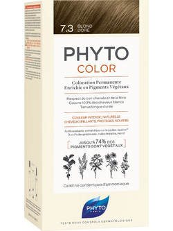 Phyto PhytoColor 7.3 Ξανθό Χρυσό Φυτική Μόνιμη Βαφή Μαλλιών Χωρίς Αμμωνία 50ml