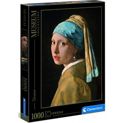 Puzzle Clementoni Museum Collection Girl With A Pearl Earring 1000 Κομμάτια
