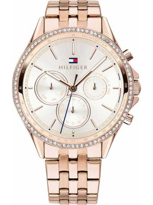 Tommy Hilfiger Ari Γυναικείο Ρολόι Χρονογράφος με Ροζ Χρυσό Μεταλλικό Μπρασελέ 1781978