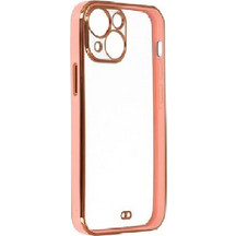 ΘΗΚΗ ΣΙΛΙΚΟΝΗΣ FORCELL LUX ΓΙΑ IPHONE 13 MINI - ΡΟΖ