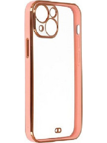 ΘΗΚΗ ΣΙΛΙΚΟΝΗΣ FORCELL LUX ΓΙΑ IPHONE 13 MINI - ΡΟΖ