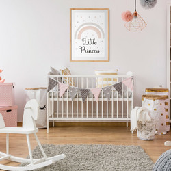 ΠΑΙΔΙΚΗ ΑΦΙΣΑ LITTLE PRINCESS 48283 (PVC/PLEXIGLASS ΦΥΣΙΚΟ ΞΥΛΟ ΜΕ ΠΛΑΙΣΙΟ) 40x60cm