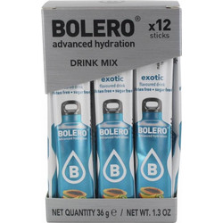 Bolero sticks χυμός σκόνη (12 x 3 γρ.) Εξωτικά Φρούτα