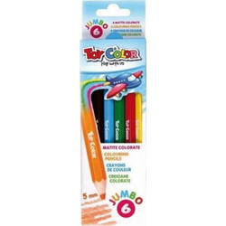 Toy Color Play With Us Jumbo Ξυλομπογιές Σετ 6τμχ