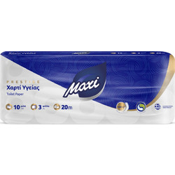 Χαρτί Υγείας 3φ Γκοφρέ Maxi 100gr 70τεμ (Συσ./7πακέτα x 10ρολά)