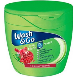 Wash & Go Colored Μάσκα Μαλλιών για Προστασία Χρώματος & Επανόρθωση για Βαμμένα Μαλλιά 300ml
