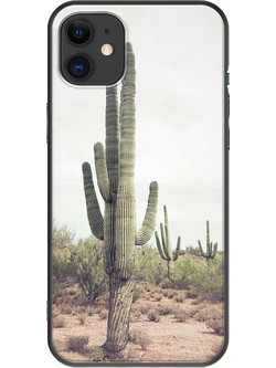 Θήκη Desert Cactus iPhone 11 Black TPU (Μαύρη Σιλικόνη)