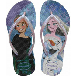 Havaianas Frozen Παιδικές Σαγιονάρες για Κορίτσι Μωβ 4137266-2204