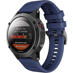 Tech-Protect Smooth Λουράκι Σιλικόνης Blue (Fenix 5 / 6 / 6 Pro / 7)