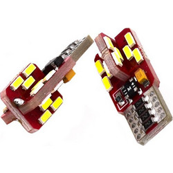 Σετ T10 24LED SMD 3014 12V 6400K 3W Kmt Style - Λευκό 2τμχ