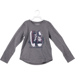 Losan Παιδικό T-Shirt Μακρυμάνικο Ανθρακί 924-1202AA