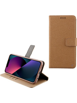 ΘΗΚΗ IPHONE 13 MINI 5.4" ALLURE MAGNET BOOK STAND CLIP GOLD