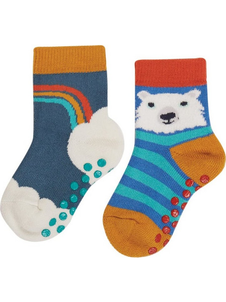 Κάλτσες παιδικές 2τμχ India-Rainbow Frugi