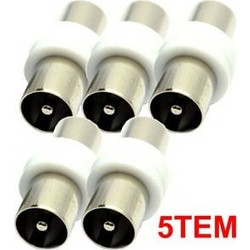 POWERTECH adapter 9.5mm (αρσενικό) CAB-V022, 5τμχ