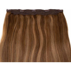 Seamless1 Caramel Blend Clip In 1 Piece Remy Hair 55cm