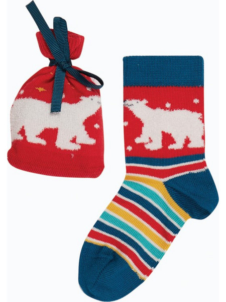Κάλτσες παιδικές Frugi Polar Bear