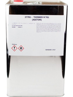 Hydroton 27701-Thinner Ν701 Διαλυτικό 17lt